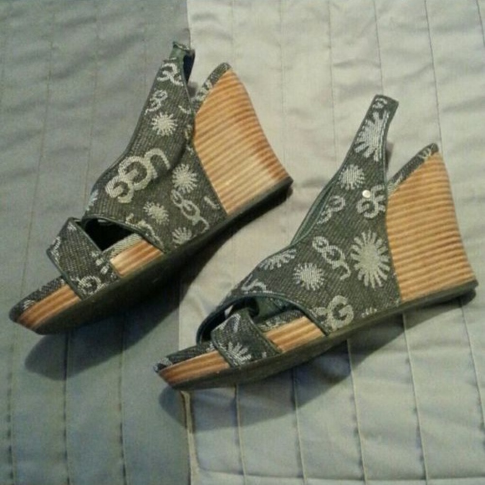Ugg denim wedges